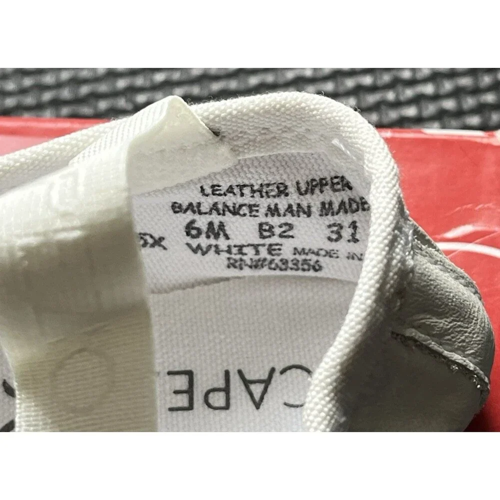CAPEZIO Daisy 205X Child Size Size 6M Toddler White Leather Daisy
